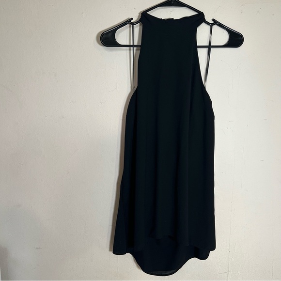 Topshop Tops - Topshop Black Flowy Halter Blouse Top Size 8 UK 12 EUR 40